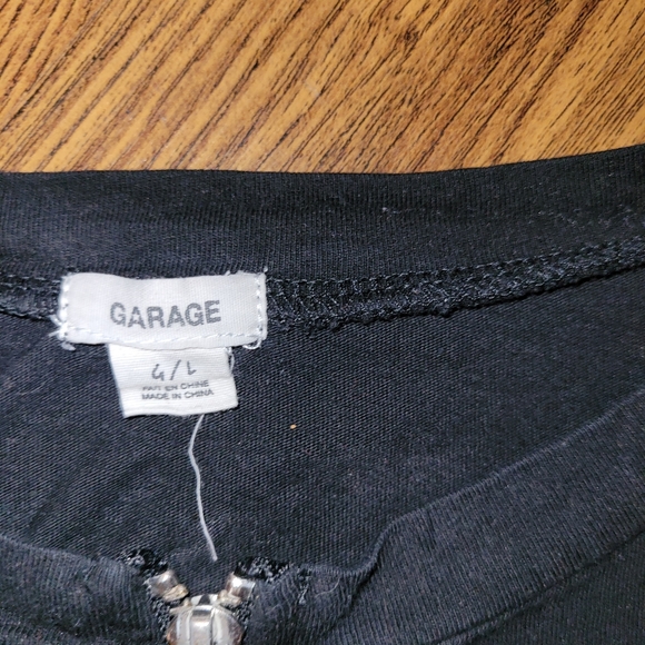 Garage , Zip up crop top size s - Picture 3 of 5